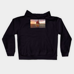 David King our Lord and lifeguard Kids Hoodie